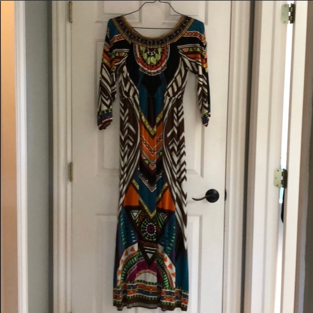 Large flying tomato dress.